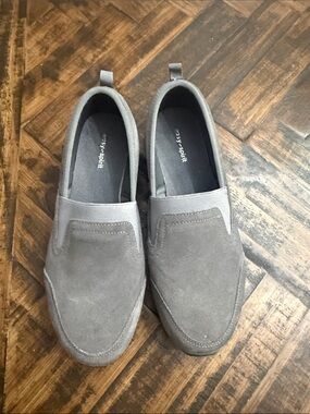 Easy Spirit Setaiga Slip-On Suede Casual Shoes - Gray -11W